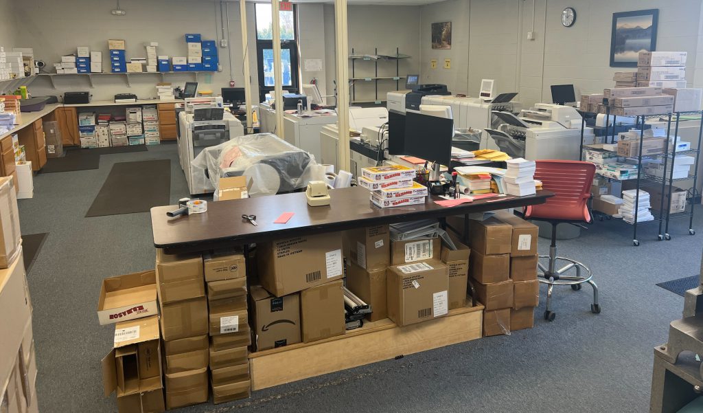 Print Shop located at North Franklin Educational Center