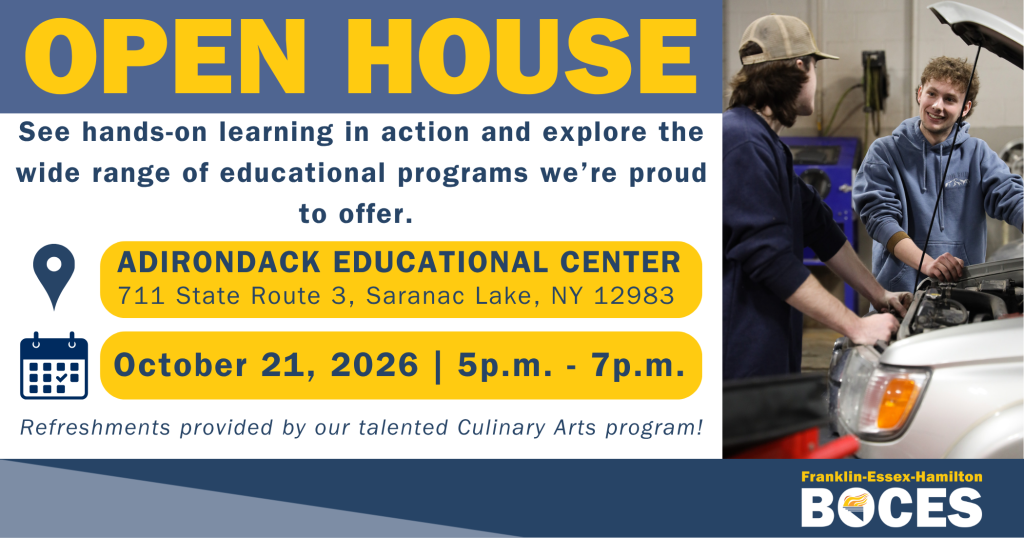 Flyer Advertisement for FEHB Open House at AEC.